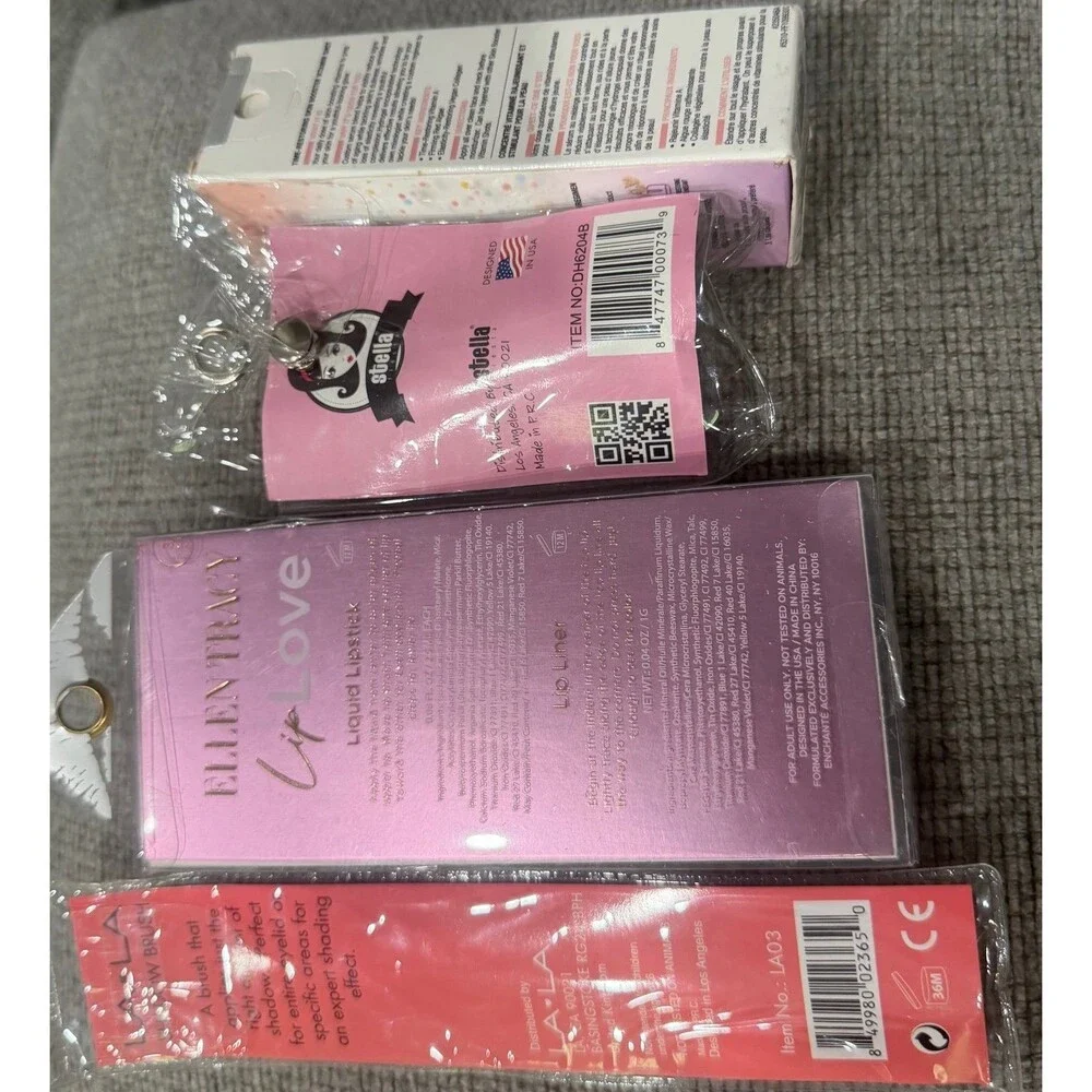 Makeup and Skincare Bundle Brushes and lip